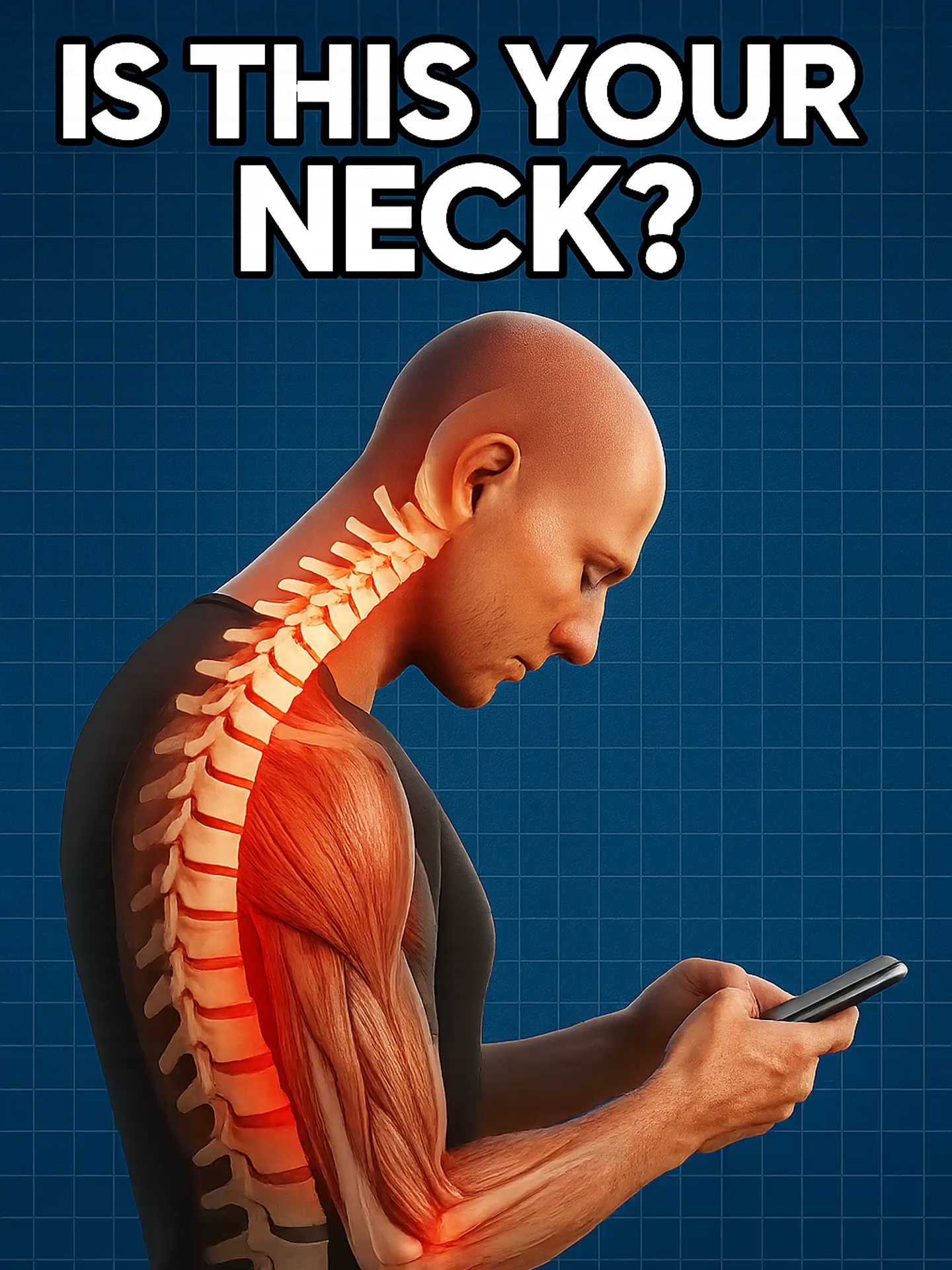 He thought it was just neck pain… But hours hunched over his phone turned into something far worse. #techneck #phoneaddiction #droppedsyndrome #spinehealth #posturewarning #digitalhealth