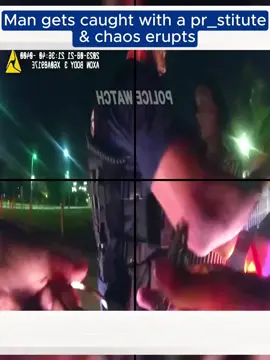 man gets caught with a pr_stitute & chaos erupts #cops #copsoftiktok 
