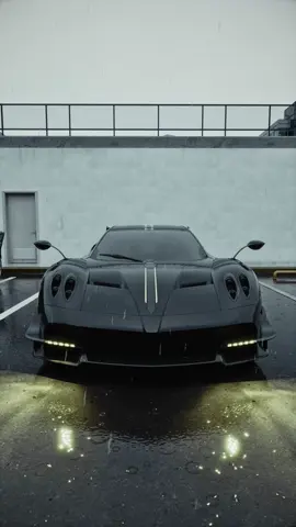 Which weapon are you choosing? Name a better duo than this, nothing beats it. The rain was a paid actor. . #cgi #3d #bugatti #bolide #pagani #paganihuayra #unrealengine #luxury #cartok #caredit #fyp 