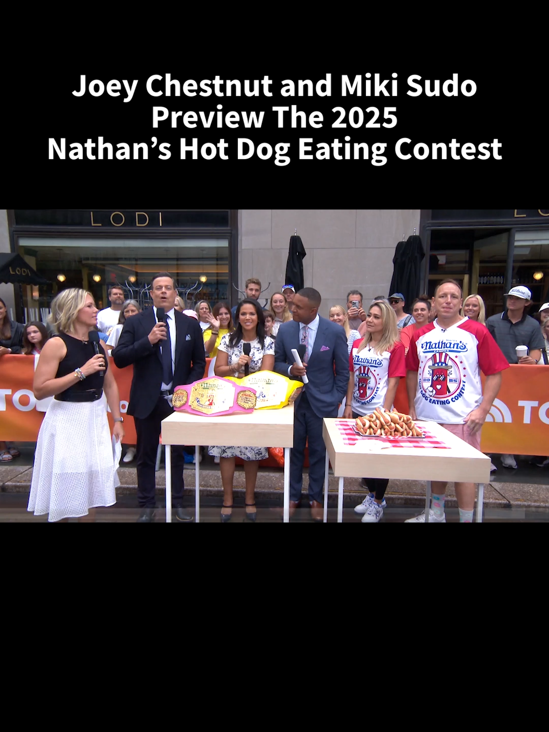 Joey Chestnut and Miki Sudo join #TODAYShow to preview the 2025 Nathan’s Hot Dog Eating Contest that has become a Fourth of July tradition. The two talk about setting records, their strategies for eating so much food and more.