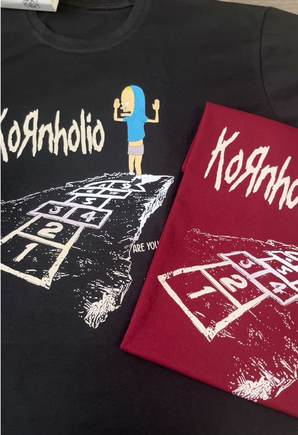 Real Korn fans already get this shirt  #korn #kornholio #bevis #bevisandbuthead #kornedit #kornfans #kornband #korntok #mental #numetal #rock #kornshirt #rockband #kornmerch #preppystyle #preppy #fyp #tiktokshop #virral #trending 