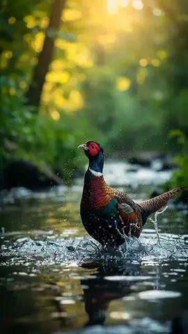 Beautiful Birds Pheasants #nature #birdslover #oiseau #animals #aiartwork #shorts 