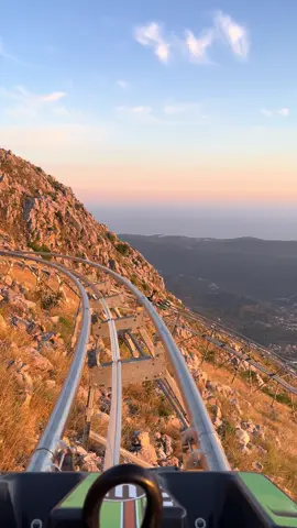 📍Kotor Alpine coaster, Montenegro #travel #montenegro #mountain #traveltiktok #sunsetlover 