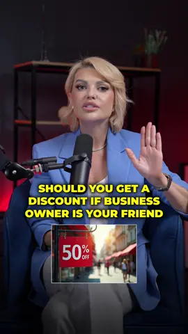 Is it fair to ask for a discount from your friend’s business?🤔 What do you think? #business #friends #dubai #uae #tips #company
