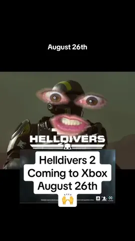 HELLDIVERS 2 IS COMING TO XBOX AUGUST 26TH 🥳 #xbox #playstation #helldivers #gaming #gamingnews 