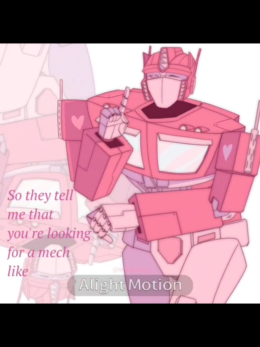 This is an excuse to draw pink oppy😋  Also late again hahah- i swear i had the idea since exam weeks you guys🙏 #optimusprime #transformers #tweening #fanart #fyp  #animationmeme #maccadams #pinkoptimusprime #ilovehim 