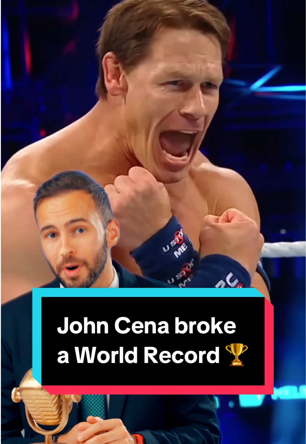#JohnCena broke the best world record 🥹 Follow for more ❤️ #heartwarming #unitedstates #losangeles #newyorkcity 
