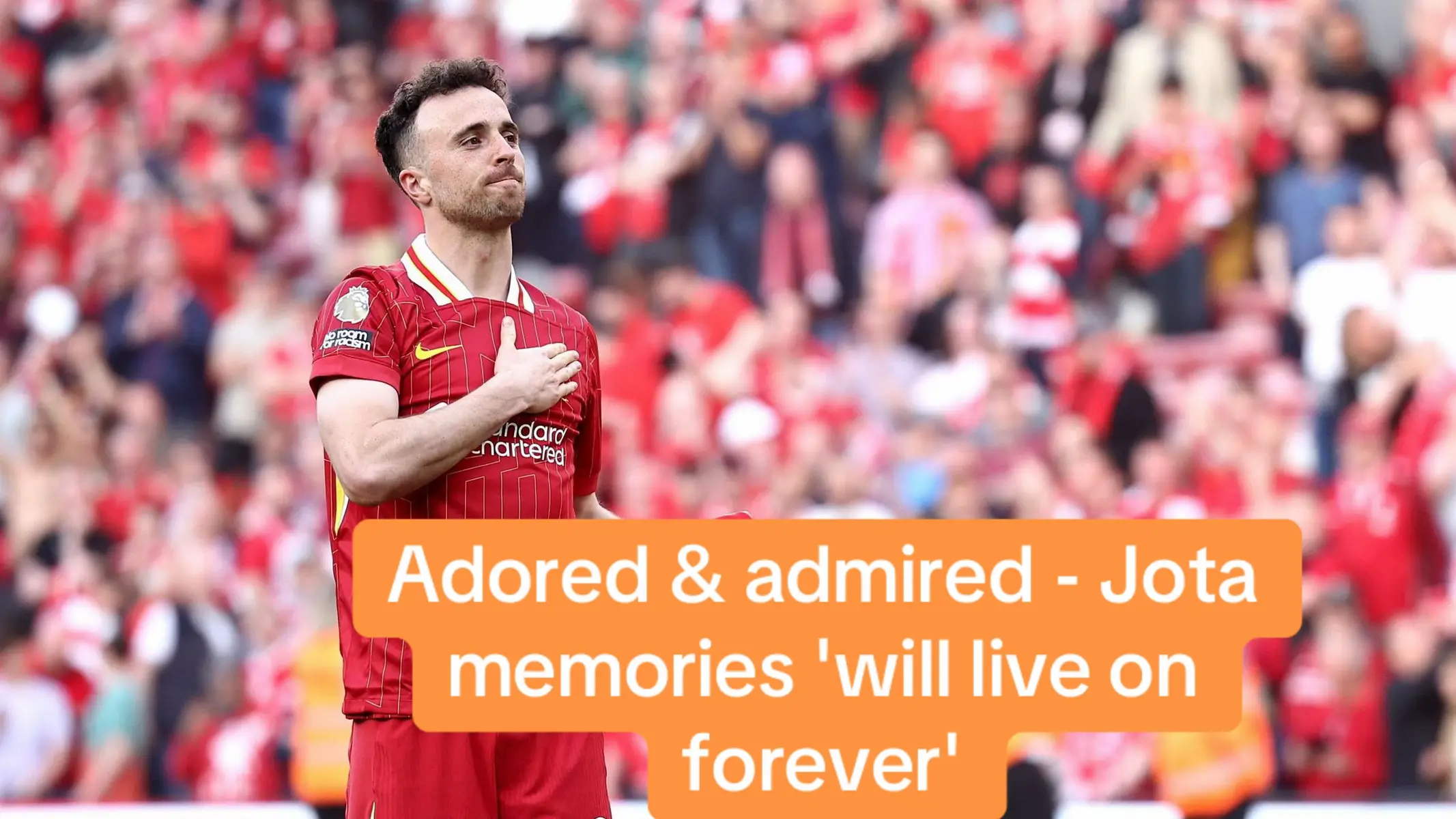 Adored & admired - Jota memories 'will live on forever'#diogojota #liverpool #liverpoolfc #footbal #tragic #gonetoosoon #rip #fyp 