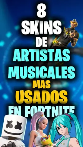 18 ARTISTAS MUSICALES MAS USADOS EN #fortnite (PARTE 2) 🔥👀 | #foryoupage #fyp #viralvideos #gaming 