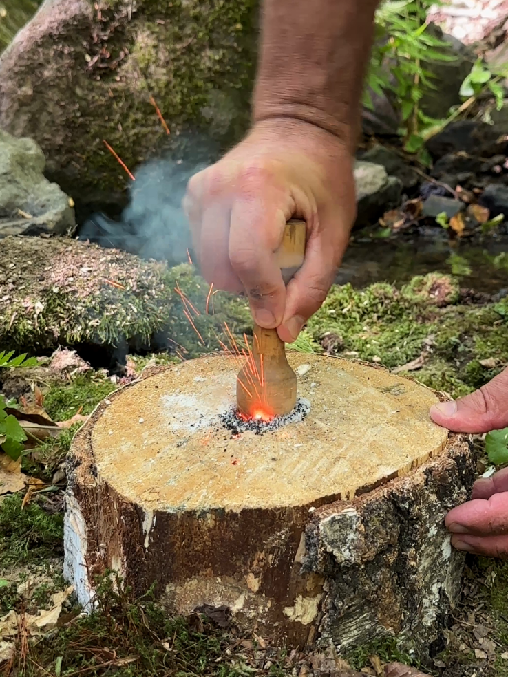 Brilliant Fire Trick Without a Lighter or Matches! #camping #lifehacks #ideas #survival #skills #Outdoors #bushcraft #forest 
