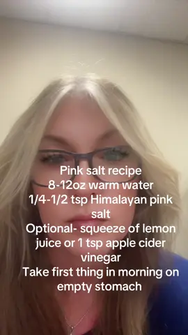 Pink salt recipe 