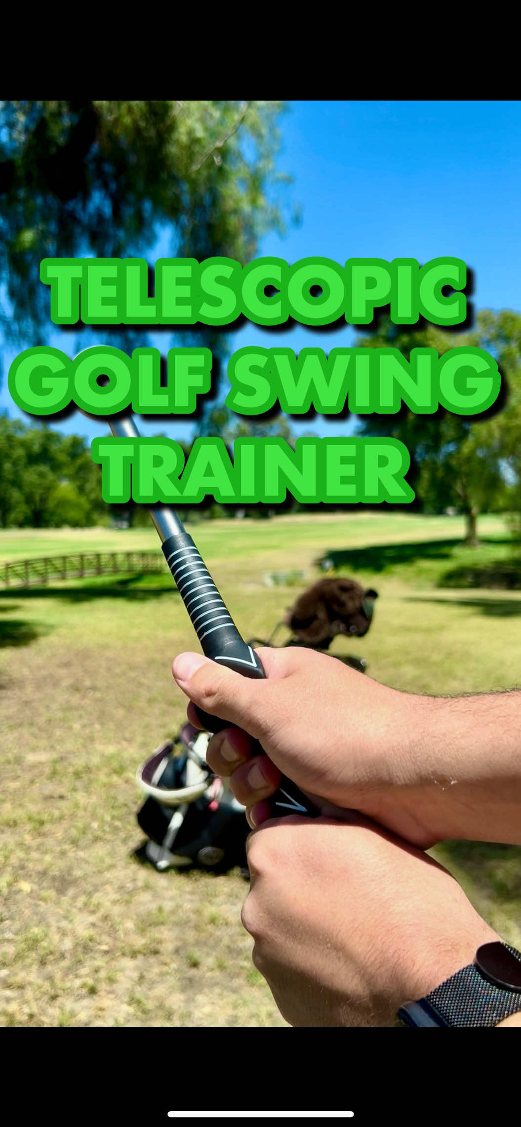 🎯 Meet your new secret weapon – the Telescopic Golf Swing Trainer! 💥 @arttodogolf 🔥 This retractable training stick clicks when your mechanics are dialed in ✅ Perfect for warmups, tempo training, grip work and fun indoors! – all in one compact tool. ⛳️💪 Train anywhere. Improve everywhere. Makes a great golf gift too 🎁 #thedailygolf #golftrainingaid #golfgifts #golfpractice #golfwarmup #golfgrind #golftempo #golfdrills #golfgrip #golftips #golfersofTikTok #golfcontent #golfproducts #golfhack ⛳️🧠🔥