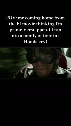 Sonny Hayes got me thinking I can drive. #f1 #f1movie #maxverstappen #racing #formula1 