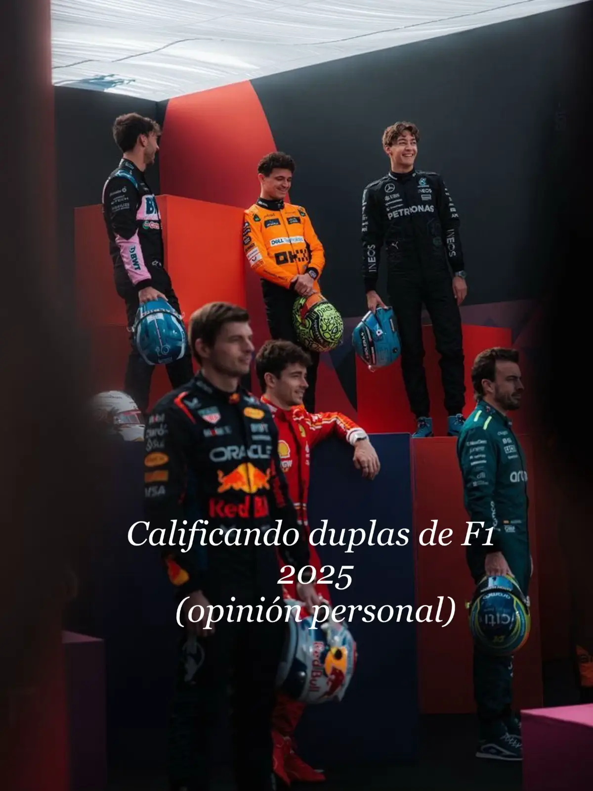 anulo funa porque es opinión personal y solo estoy calificando lo que nos dan en redes, nada de la carrera. 🫵🏻🫵🏻 #f1 #britishgp #f1girls #f1content #duof1 