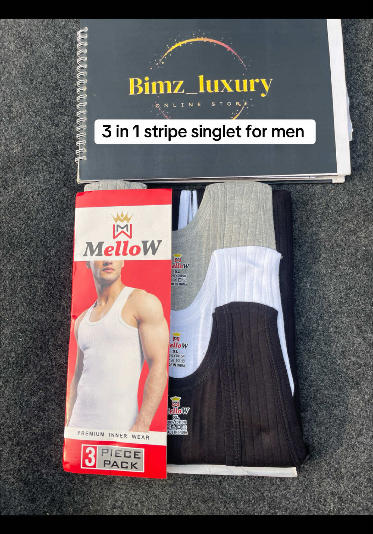 Premium 3 in 1 singlet for men now available as seen  3 colors  10,000 for 3pcs  #singlet #mensinglet #mensingletvendor #mensingletinlagos #mensingletgym #mensingletviral #mensingletavailable 