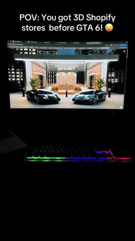 3D Shopify stores > GTA 6 😛 #shopify #animatedintro #clothingbrand 
