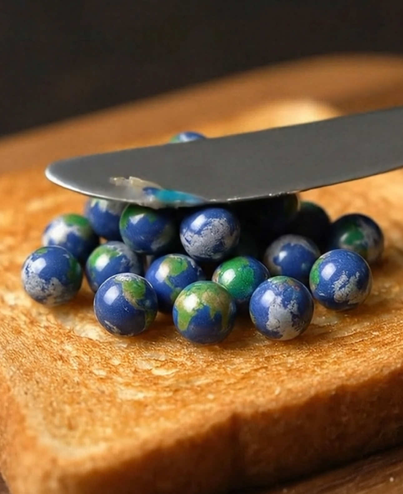 Spreading our solar system planets onto toast ASMR #asmrsounds #asmrvideo #oddlysatisfying #ai #asmrtiktoks #asmr 