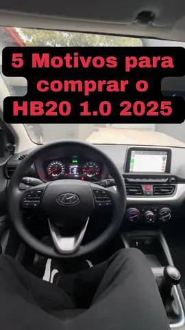5 motivos pra você comprar um HB20 1.0 flex 12v Comfort 2025. Famoso pé de boi , pra quem busca economia e tá disposto a pagar um valor considerável pra um carro básico!!! #hyundai #hb20 #hb20branco #hb20s #hb202025 #carroeconomico #carroflex
