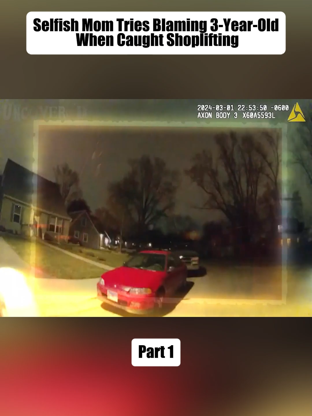 Selfish Mom Tries Blaming 3-Year-Old When Caught Shoplifting Part 1 #cops #copsoftiktok #copsontiktok