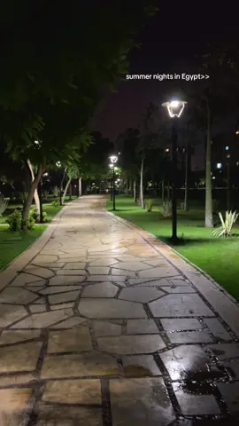 the late night walks are something else #madinaty #expat #egypt #cairo #fyp 