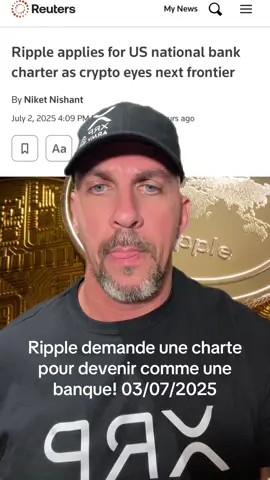 #crypto #xrp #ripple #stellar #xlm #iso20022 #banque #chartedebanque #systemefinancier 