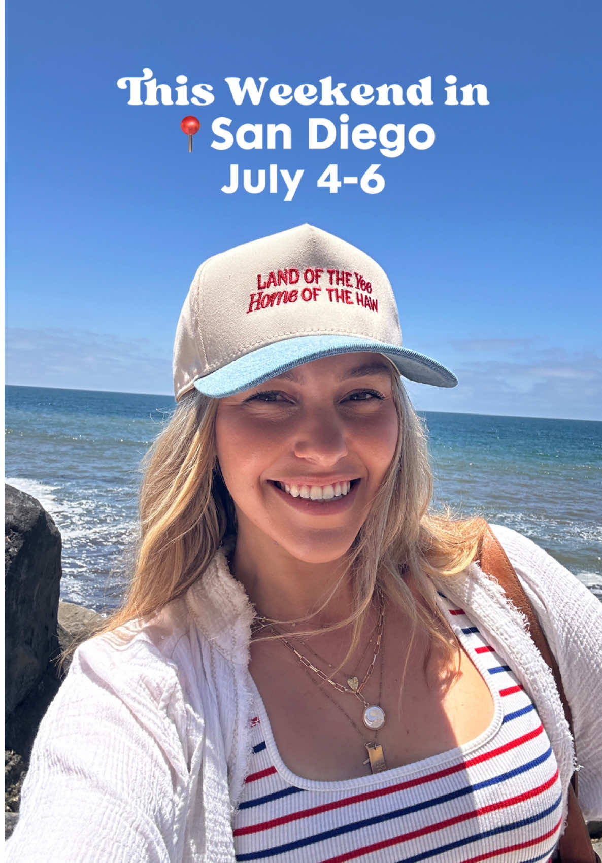 This weekend in San Diego, July 4th-6th⬇️🇺🇸 🎆Big Bay Boom 7/4 @ 9pm 📍 San Diego Bay (California’s largest fireworks show!) 🎆La Jolla Drone Show  6:00 PM - 9:30 PM 📍 8277 Camino Del Oro ⭐️Old Fashioned Fourth of July (10am-4pm) 📍 Old Poway Park 🎆Fireworks @ 9pm Poway High Stadium & Sportsplex 🎆Coronado Celebrations Parade @ 10am (Spreckels Park & Ferry Landing), live music all day, fireworks at 9pm (Coronado Golf Course) 🎆SeaWorld Fireworks July 3–6 🎆Chula Vista Fourth Fest 📍 Olympic Park  🎆El Cajon Fireworks (Kennedy Park) 🎆Escondido Fireworks (Grape Day Park) ⭐️Julian Parade @ 9:30am 📍 Main Street 🎆Imperial Beach Fireworks (Portwood Pier Plaza) 🎆Lake Murray - Festival + Fireworks  🎆Oceanside El Corazone Park 🎆Ramona Olive Pirce Middle school  🎆Santee Salutes (Town center community Park east) Festival opens at 2pm  🎆Rancho Bernardo Spirit of the Fourth 📍 Webb Park & RB High School ⭐️Scripps Ranch 4th of July Parade 📍Aviary Drive and Canyon Lake Drive 🎆Red White & boom! 📍Legoland  🎆San Marcos (Bradley park) ⭐️Crown City Classic 12K & 5K Run 7/4 @ 7am-9am 📍Coronado Tidelands Park 🎆America in Song with the San Diego Symphony Orchestra 7/4 @ 7:30pm 📍 The Rady Shell ⭐️Bar Crawl 7/4 & 7/5 📍 Gaslamp ⭐️Red, White & Swim BBQ 7/4 @ 11am 📍 Sycuan Casino ⚾️San Diego Padres vs. Texas Rangers 7/4 @ 3:40pm (Party in the Park) 7/5 @ 6:40pm (House Band) 7/6 @ 6:10pm (KidsFest + Kids Run the Bases) 📍 Petco Park 🎡San Diego Fair (Last Weekend) 7/4 – Fireworks 7/5 – Ziggy Marley 7/6 – Los Tucanes 📍 Del Mar Fairgrounds 🇺🇸Almost Nakey Freedom Fest 7/5 @ 2pm–10pm 📍 Belmont Park (Featuring Nelly & DJs all day) ⚽️San Diego FC vs. Houston Dynamo 7/5 @ 7:30pm 📍 Snapdragon Stadium ⭐️Moulin Rouge! The Musical 7/5 @ 2pm & 8pm  7/6 @ 1pm & 6:30pm 📍 San Diego Civic Theatre ⭐️Earth, Wind & Fire 7/6 @ 7:30pm 📍 The Rady Shell at Jacobs Park