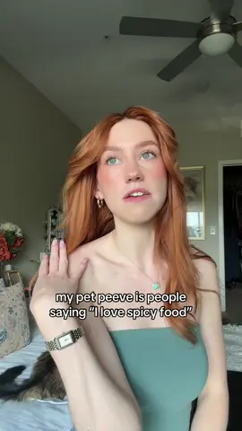 And then try my spicy food and say it’s too hot😤 #peliroja❤️👩🏻‍🦰 #spicyfood #petpeeve #fyp #ifykyk 