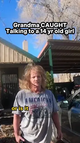 grandma caught talking to a girl #fyp #crazy #grandma #old 