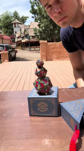 New dice? Who dis?  We’ve got all sorts of cool stuff as part of a partnership with @Emberglow Gaming and the presale’s JUST getting underway now!  Link in my linktree, and get on this soon before the pre-sale ends!  #renfaire #dnd #jacqueszewhipper #circus #renfest