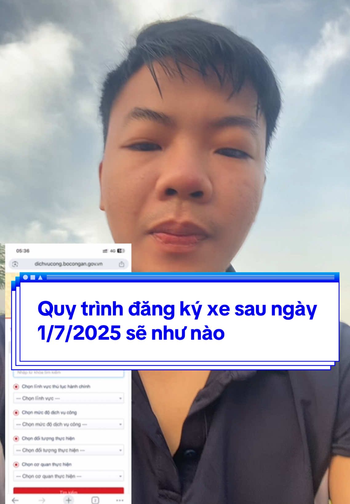 Quy trình đăng ký xe sau ngày 1/7/2025 như thế nào##dichvucongtienich #bambienxetoantrinh #quytrinhdangkyxe 