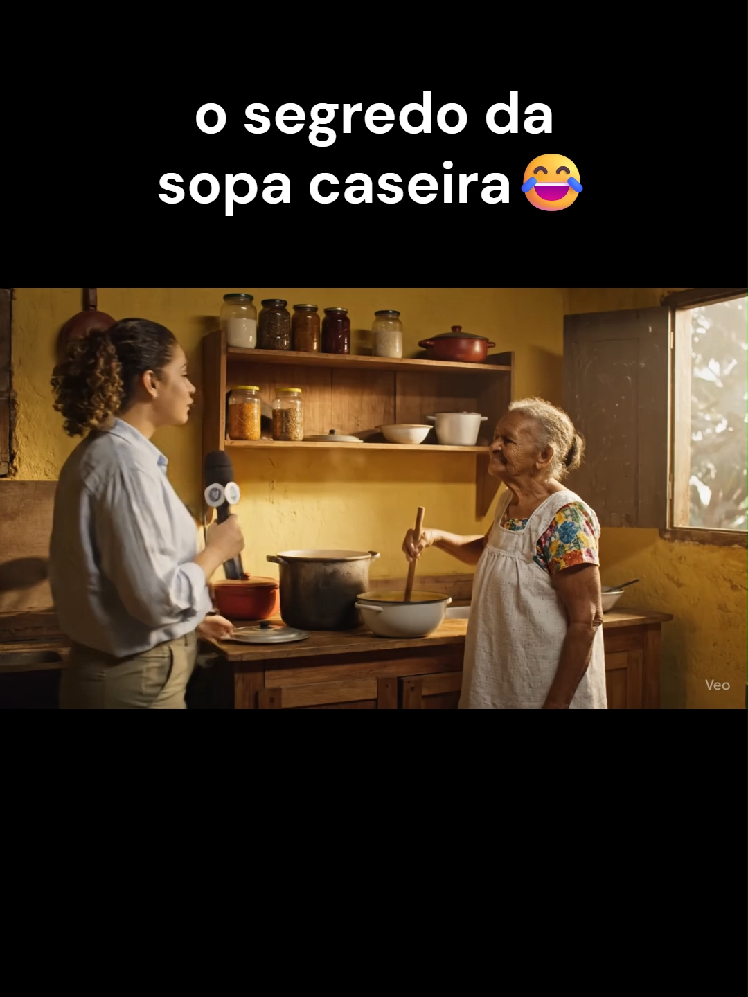 o segredo da sopa caseira kkkk #veo3 #nordeste_comedia #memesbr