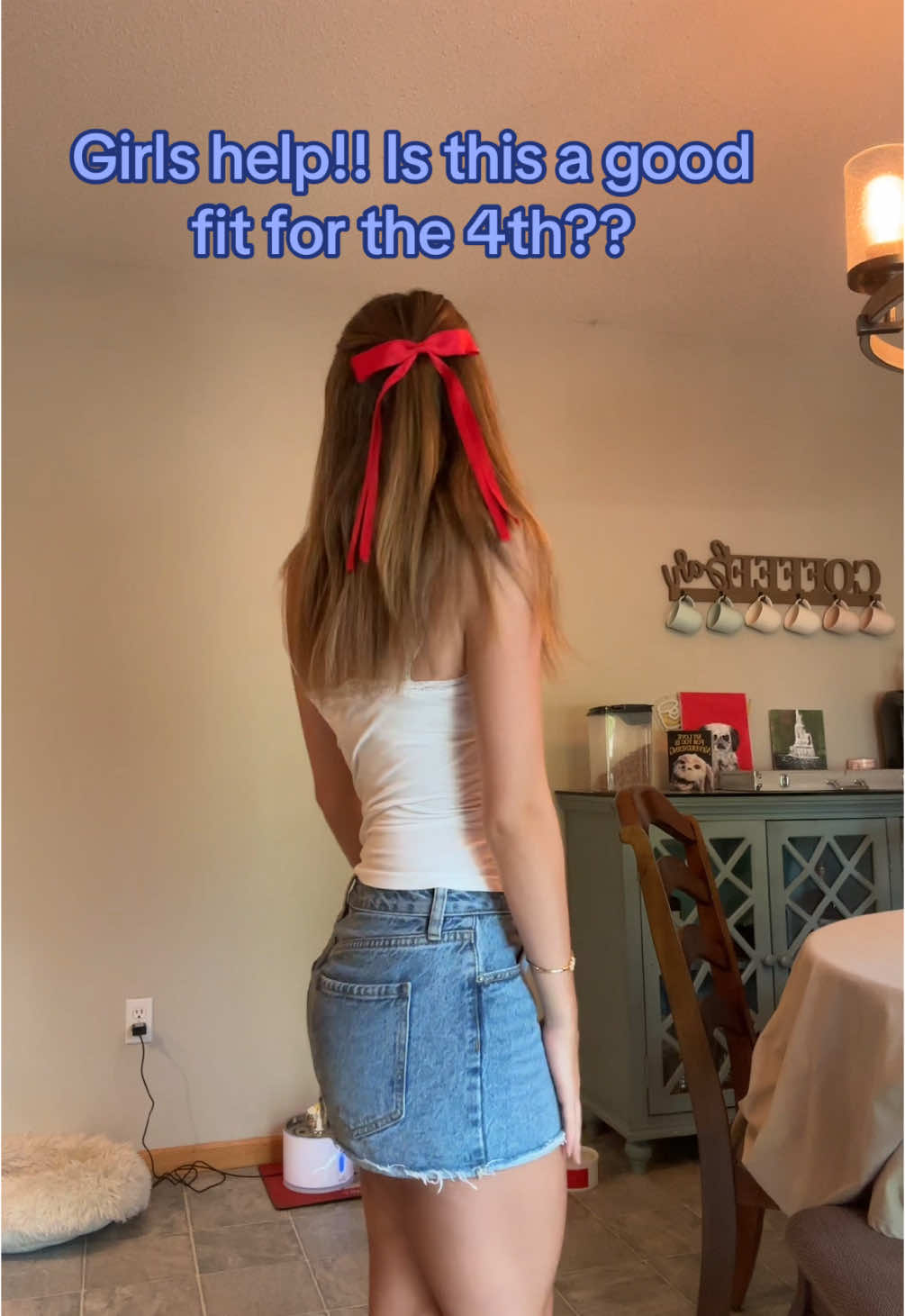 I need to know ASAP! What should I add/change? #girls #4thofjuly #fourthofjuly #outfit #inspo #fyp 