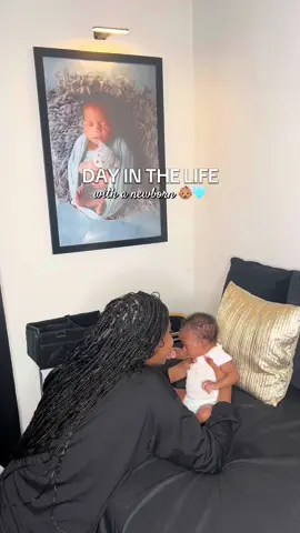 Day in the life with my newborn. 🥹 FULL VIDEO ON MY YOUTUBE: Dasia Temia 🩵 #fyp #MomsofTikTok #dayinmylife #newbornroutine #boymom #nightroutine 