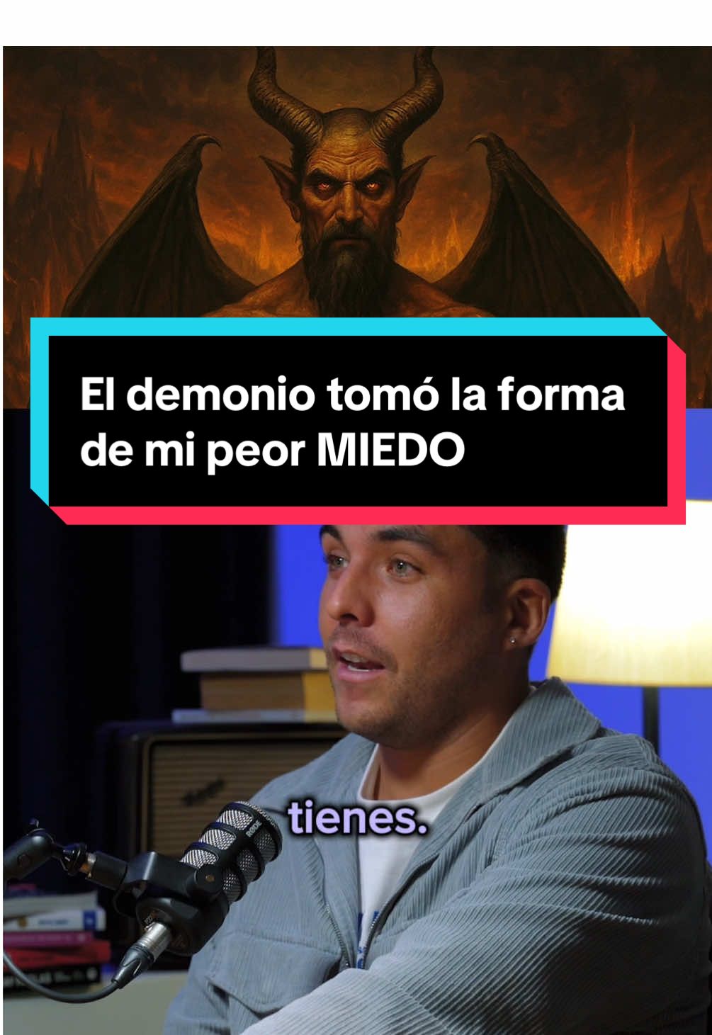 Estaba en el infierno… y él estaba al lado mío 😱 #paranormal #demonio #podcast #religion 