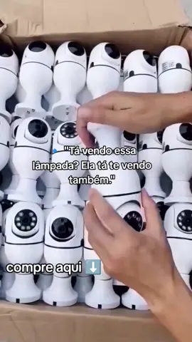 Segurança inteligente sem levantar suspeitas! Essa não é só uma lâmpada — é uma câmera IP com visão 360°, Wi-Fi e detecção de movimento. ⠀ ✔️ Instalação simples ✔️ Grava tudo direto no celular ✔️ Ideal pra casa, escritório ou comércio ⠀ 🛒 Toque no carrinho e proteja o que é seu! #CameraBocal #SegurançaResidencial #TecnologiaInteligente #Camera360 #CameraIP #VigilânciaDiscreta #CasaSegura #TikTokShop #ProtejaSeuEspaço 