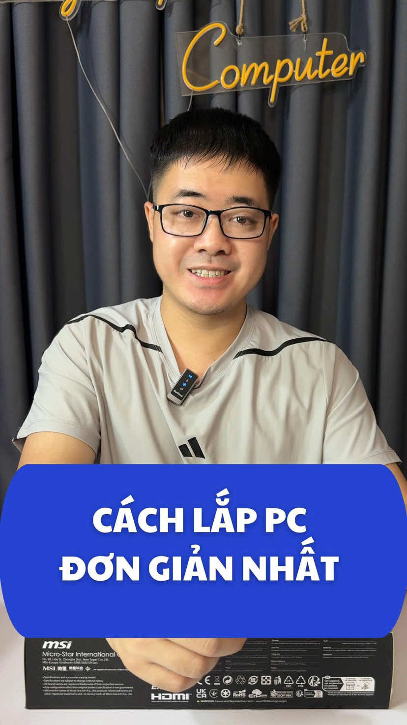 Cách lắp bộ pc đơn giản nhất mà anh em có thể tự lắp ở nhà #dienhdc #hdc #maytinh #pc #hoangvandien #xuhuong