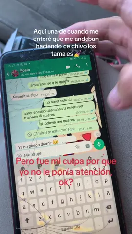 Por eso YO YA NO REVISO CELULARES.  UN PERRO MES SIN COMER.  Ahorita me acuerdo y me río pero pregúntenme ese diaaaa me quería morirrrsss 