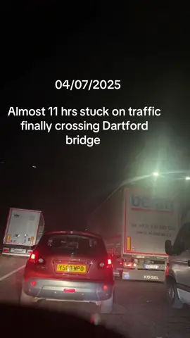 I never faced these kind of long hrs stuck on traffic it was horrible experience. #dartford #foryoupage❤️❤️ 