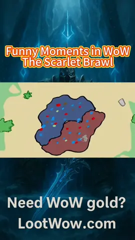 Funny Moments in World of Warcraft Classic. The Scarlet Brawl. #funny #worldofwarcraft #gaming #wowclassic 