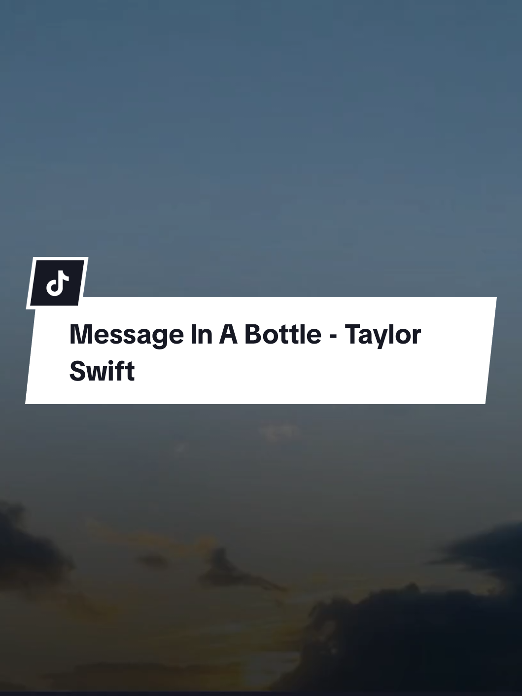 Message In A Bottle - Taylor Swift (Mmsub)