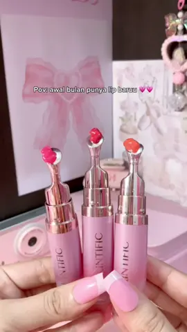 Cantik2 bgt warna lipserumnyaaa 😫💗 #lipserum #lipserumskintific #brighteninglipserum #plumpylips #glossylips 