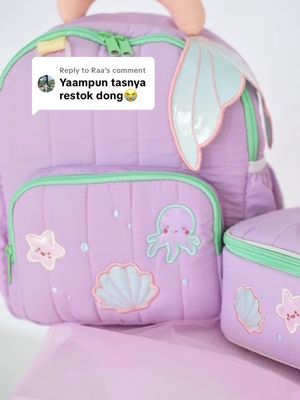 Replying to @Raa Kepada para Momz yang kemarin udah neror MinFairies... KABAR BAHAGIA DATANG JUGA 😆 Backpack Mermaid Series siap restock tanggal 7.7! 📆 Nyalakan alarm, siapin jari, dan pantengin live-nya! #BackpackMermaid #RestockAlert #Diskon77 #BackToSchool #TasAnakGemes #TasAnakLucu #MyLittleFairiesGoods #MLFGoods #promotasanak 