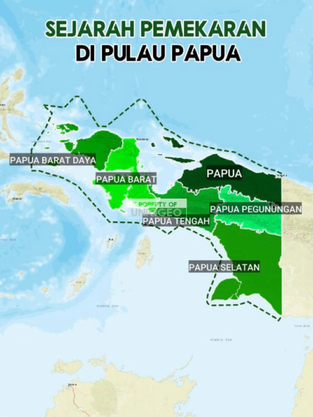 SEJARAH PEMEKARAN DI PULAU  PAPUA #pemekaranpapua @uniqgeo77
