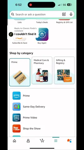 Replying to @Classic Finds Hope this helps! This is how I found it in the Amazon app. #amazonprime #amazon #bp #bpgasstation #savings #primedaydealsdance #fyp #foryoupage 