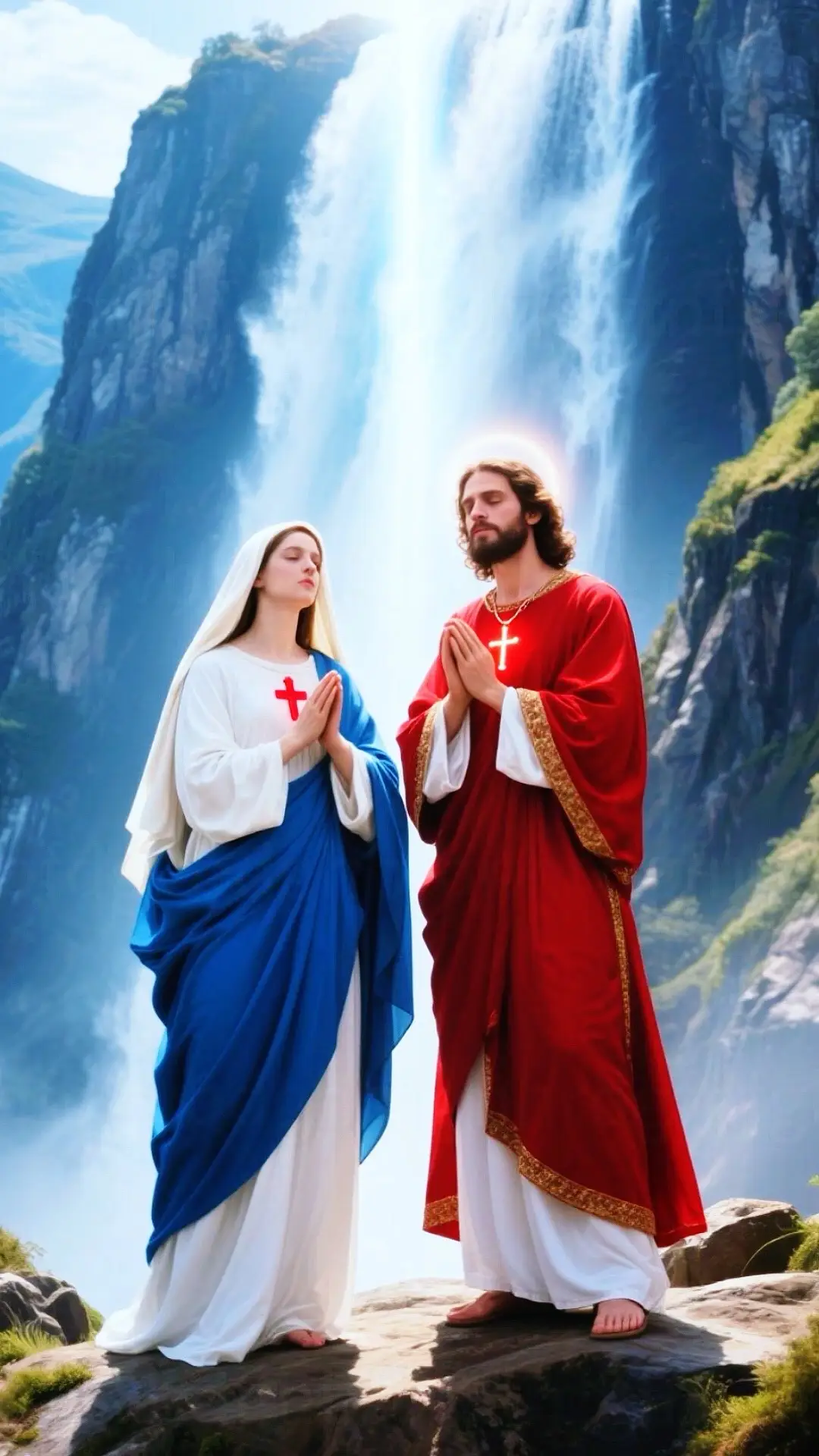 The Timeless Grace of the Virgin Mary.#Motherofjesus #CatholicFaith #DivineGrace#HolyMother #religiousicon #fyp #foryou#Amen