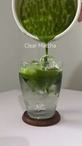 Clear Matcha ✨🍵 #ฟีดดดシ #fyp #มัทฉะ #มัทฉะแท้ #เพียวมัทฉะ #clearmatcha #โฮมคาเฟ่ #homecafe #hugteakoffee 