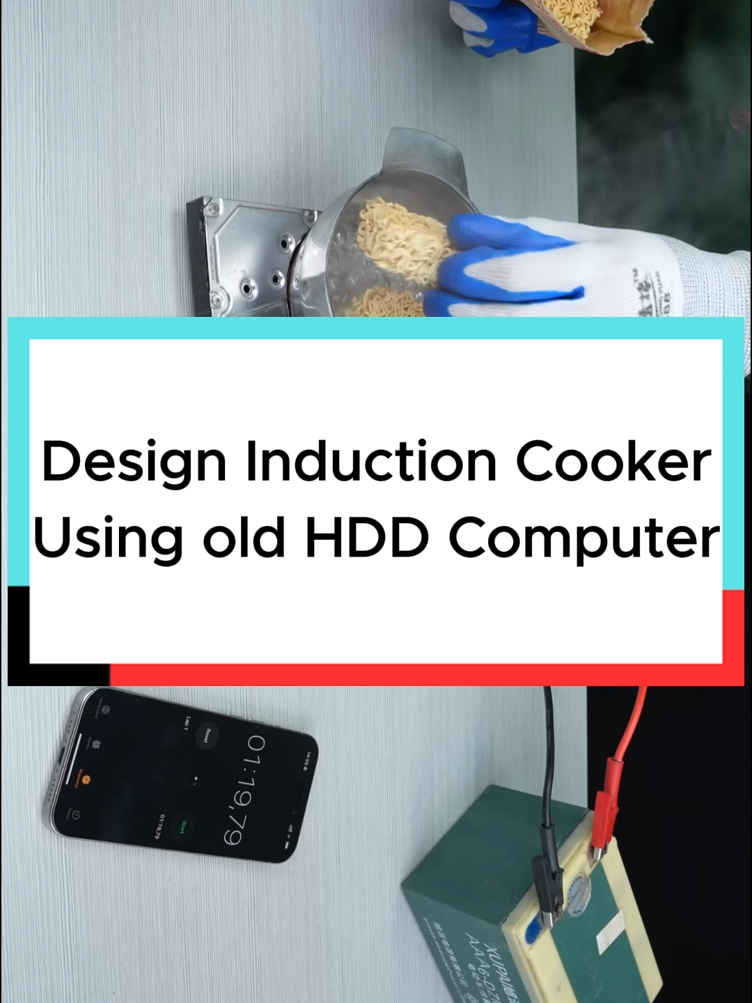 Design Induction CookerUsing old HDD Computer #diyelectronics #induction