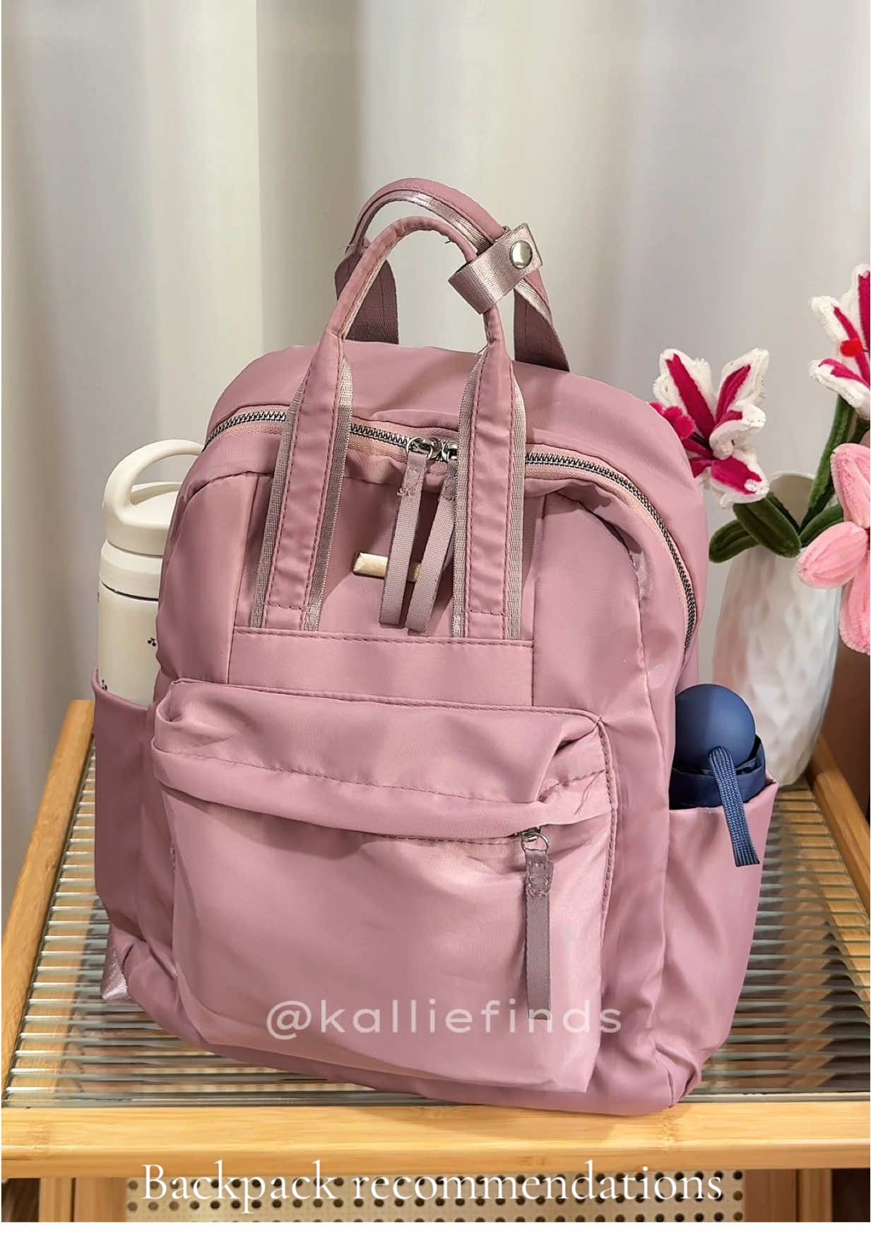 Replying to @pring restock alert  ‼️     #backpack #bagpack #schoolbag #bagforwomen #bagrecommendation #trendingbag 