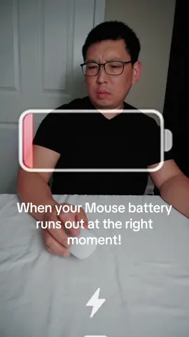 It happened to me many times! After I switched to this vertical ergonomic mouse, not only it is better for my hands, also I have no fear of running out of battery on my mouse!!! #vertical #verticalmouse #ergonomic #ergonomicmouse #computermouse #mouse  