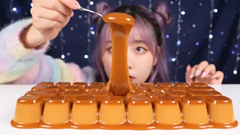 anyone loves caramel puddings too?  #asmr #aiasmr #keyboard #keyboardasmr #mukbang #oddlysatisfying 